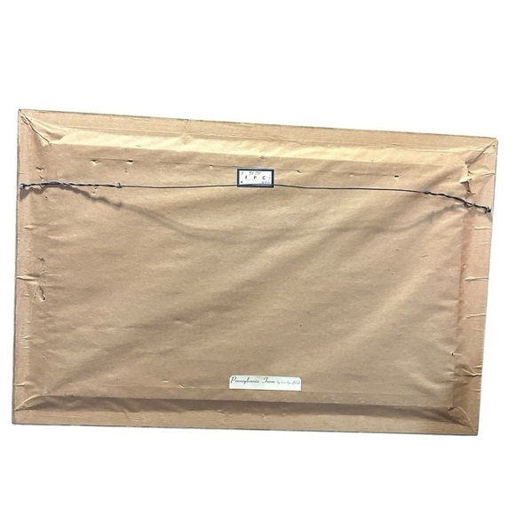 Carolyn Blish Original Signed Watercolor Pennsylvania Farm Framed Art (No. 3694) - Picture 9 of 16